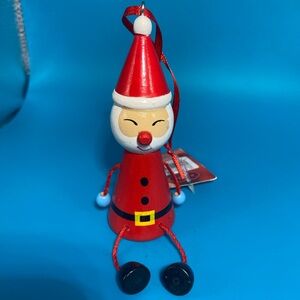 St. Nicholas Square Dangling Santa Ornament NWT